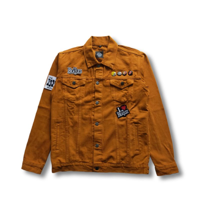 Arfacloth - Denim Jacket Brown Lennon - Jaket Jeans Pria