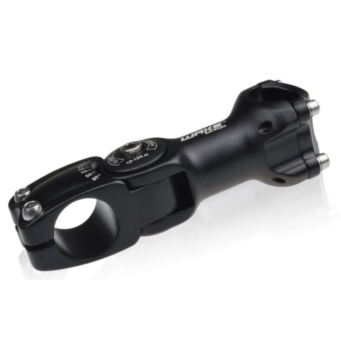 Wake Stem Sepeda MTB Rise Adjustable 0-60 Derajat 110mm OS 31.8mm