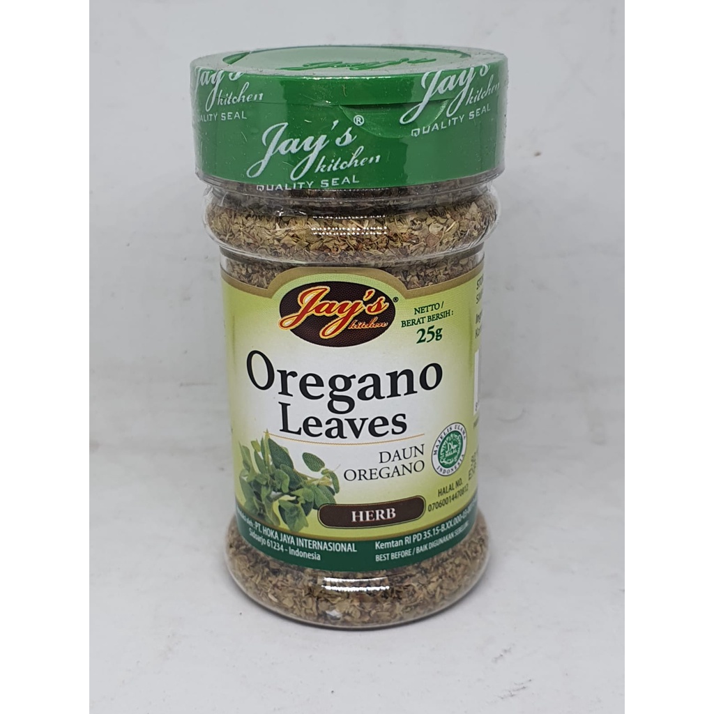 Jual JAY'S OREGANO LEAVES 25 GRAM / JAYS OREGANO / DAUN OREGANO BUBUK