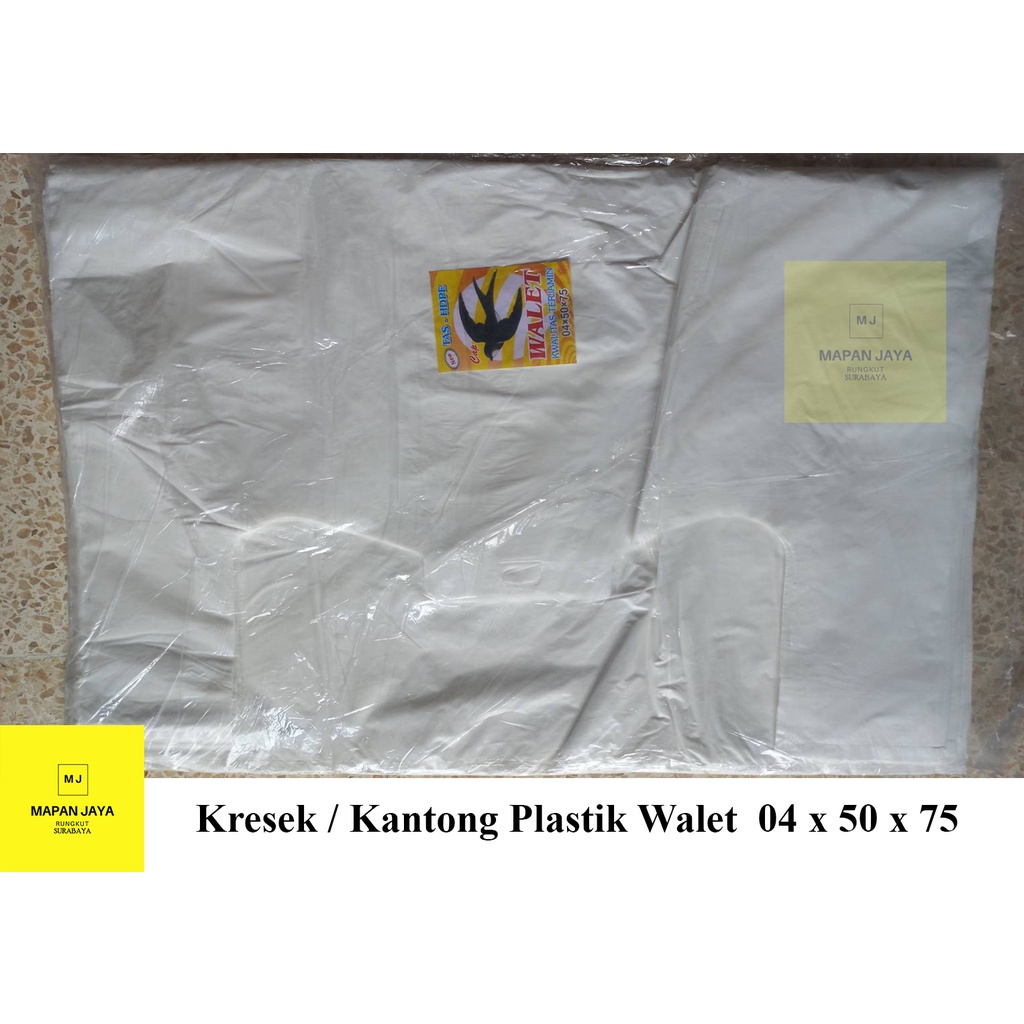 Kantong Plastik Besar 50cm TEBAL / Tas Plastik Jumbo / Kresek 50cm