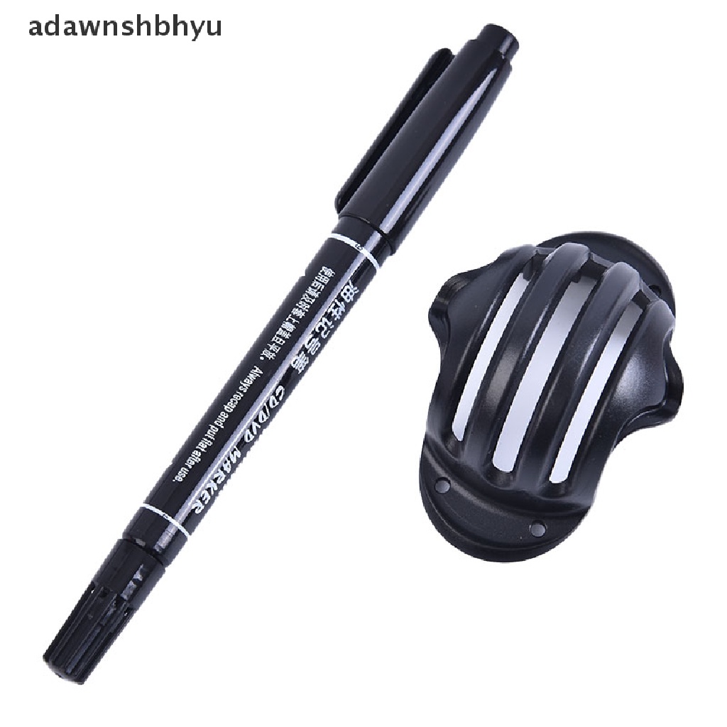 [adawnshbhyu] Golf Ball Alignment Tool Penanda Bola Golf Liner Penanda Garis Bola Golf Set