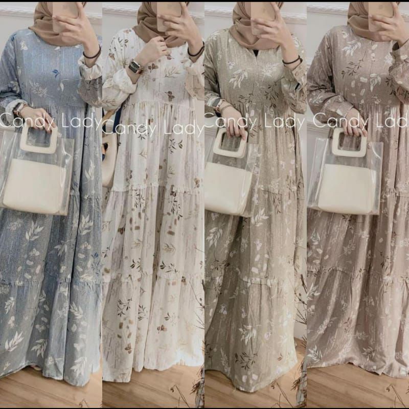 GAMIS RAYON BUNGA/GAMIS CANDY LADY WANITA TERLARIS