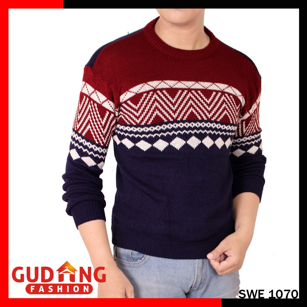 Sweater Tribal Pria Sweater - SWE 1070