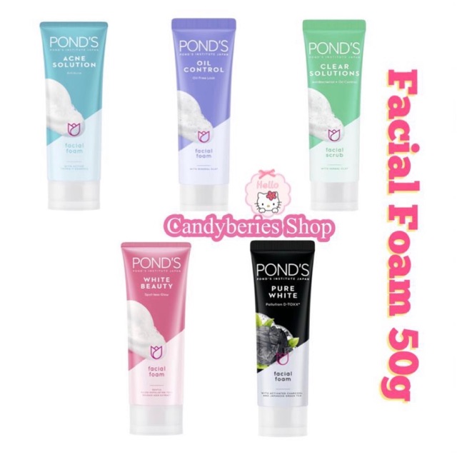 Ponds Facial Foam 50gr