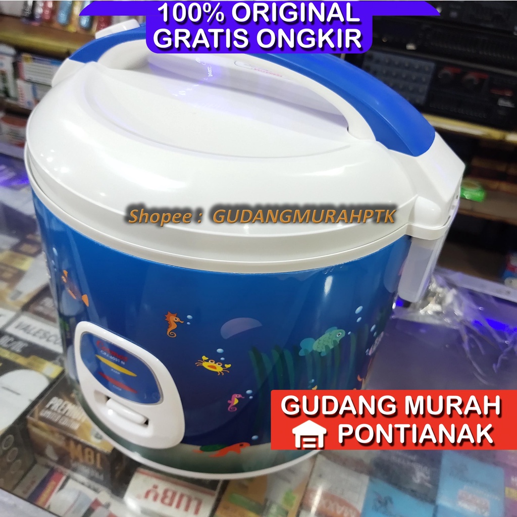 Ricecooker Cosmos ANTI GORES Harmond CRJ-6031 N - 2Liter Penanak Nasi Magicom