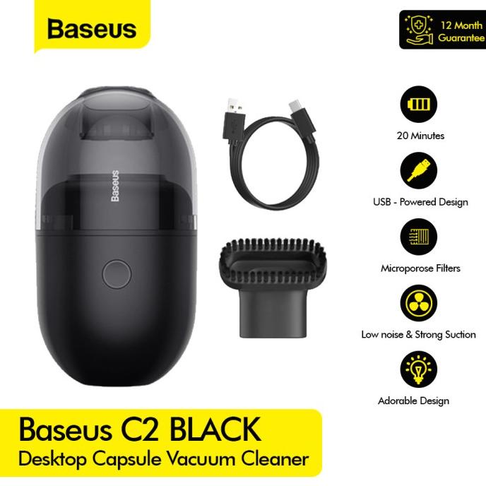 BASEUS C2 Desktop Capsule Vacuum Cleaner CRXCQC2