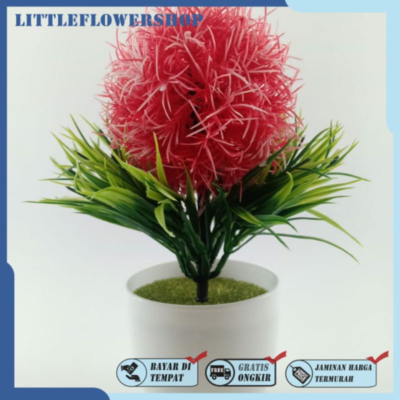 COD / BUNGA SNAPDRAGON BUNGA HIAS WARNA WARNI BUNGA DEKORASI IMPORT BUNGA ARTIFISIAL BP8807-Merah