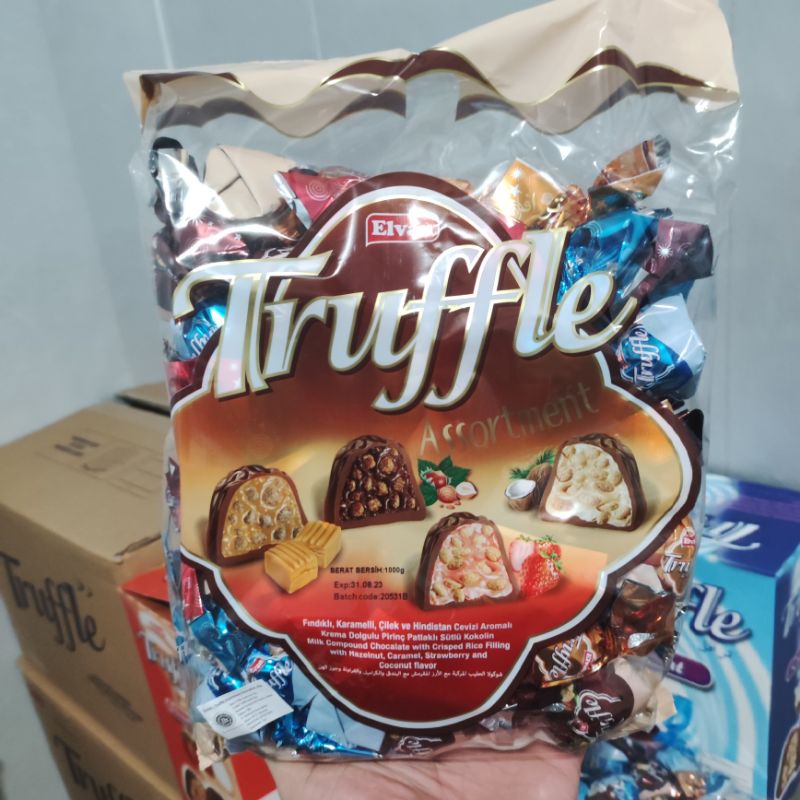 

Coklat truffle mix 1kg coklat turki .