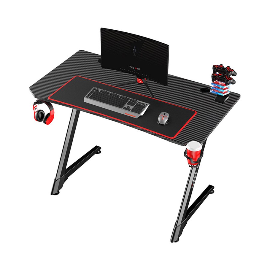 1STPLAYER AZ1-1260 Gaming Desk - Enthusiastic Battlefield &amp; Immersive RGB Lighting Design