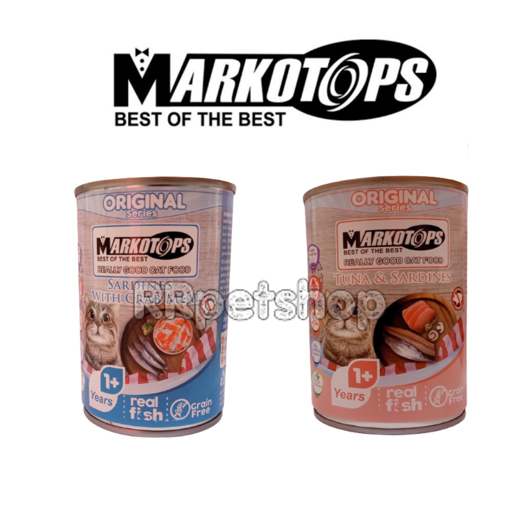 MARKOTOP Makanan Kucing Kaleng / Cat Wet Food 400 Gram