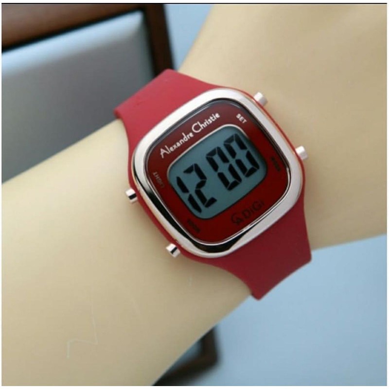 JAM TANGAN ALEXANDRE CHRISTIE AC 9336 WANITA!! MURAH MERIAH GARANSI RESMI!-MERAH