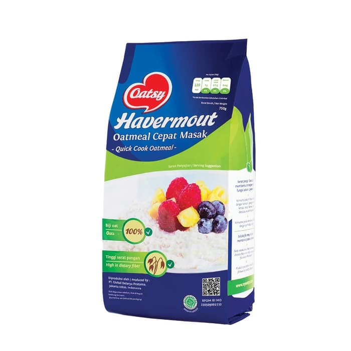 OATSY Havermout Quick Cook Oatmeal 750 Gr - Bubur Gandum Instan