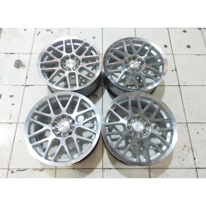 Velg Bekas Mobil HSR RAI-S1 R17 Hole 5X100 5X114,3 Lebar 75 ET40 Untuk Mobil Sienta Altis New Xenia 