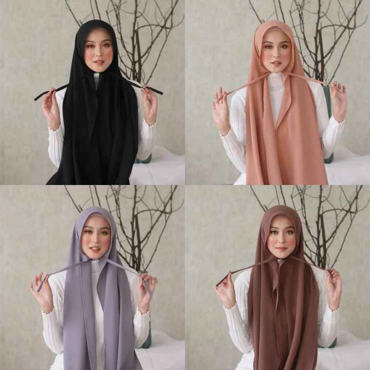 PASHMINA TALI DIAMOND ITALIANO PASMINA INSTANT HIJAB TALI SABYAN THALIA