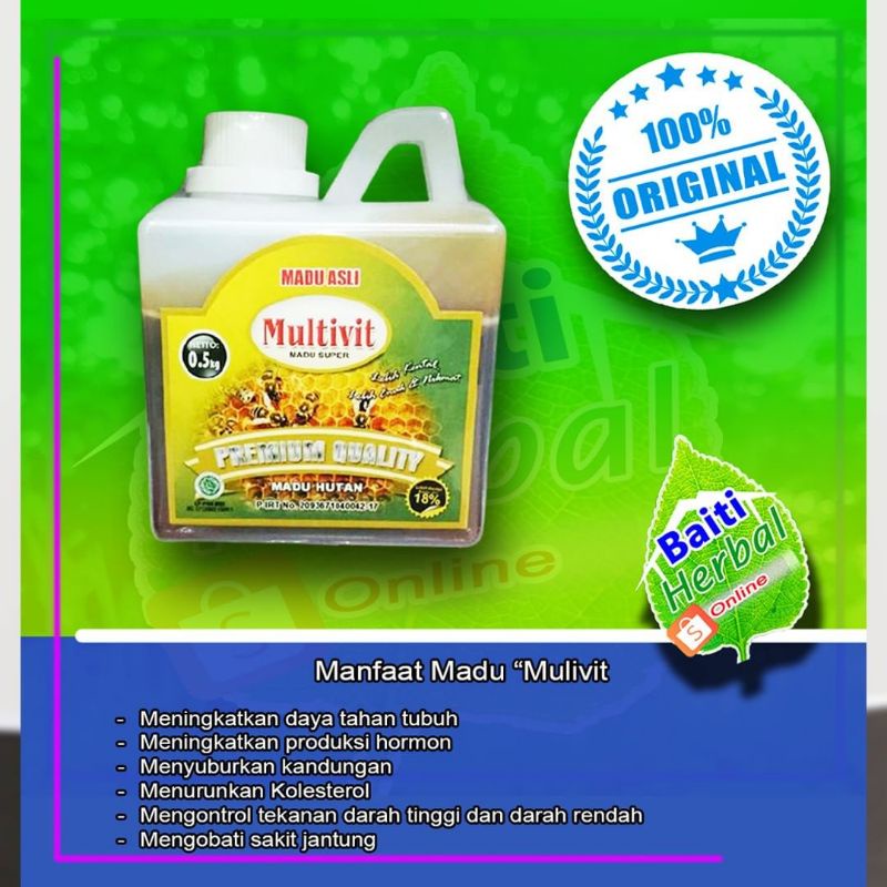 

madu multivit 0,5kg