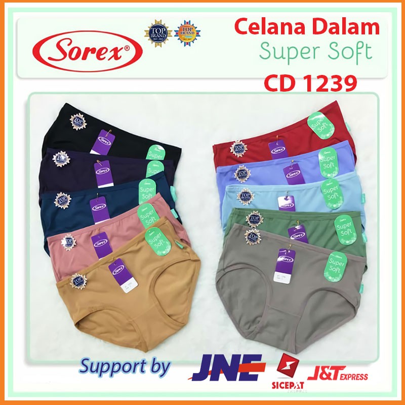 CD SOREX 1239 LUSINAN CD Sorex 1239 | Celana Dalam Wanita Sorex Lusinan Size M,L,EL dan QL SOREX