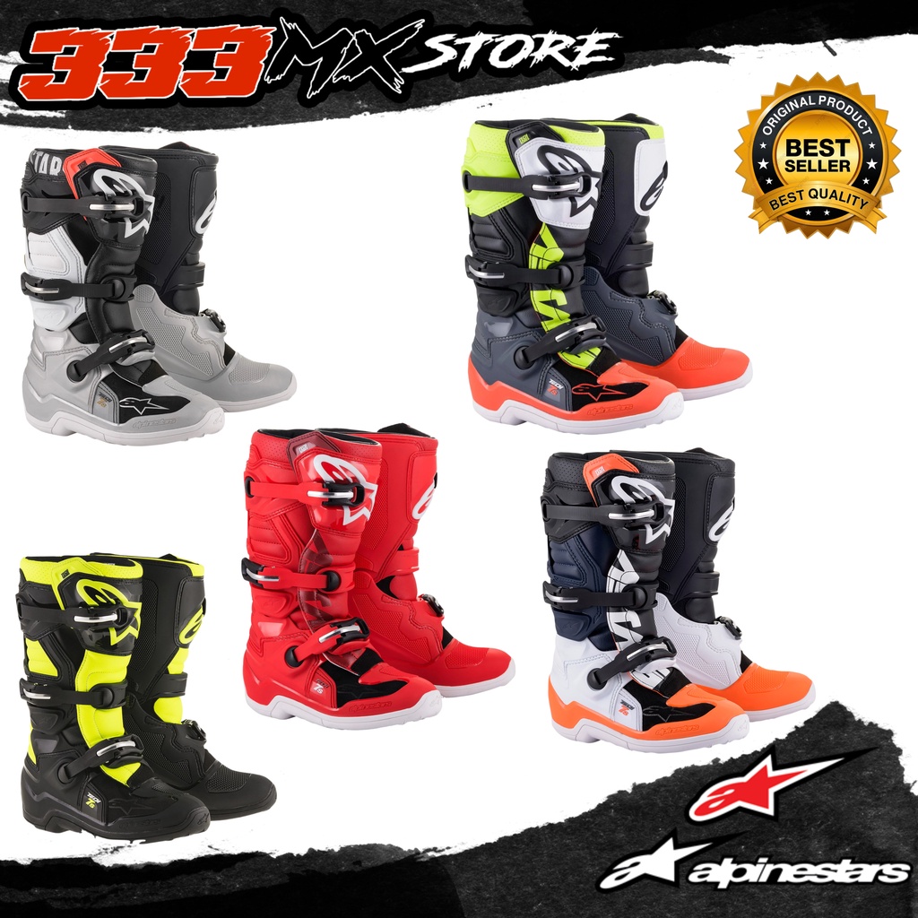 SEPATU CROSS ANAK ALPINESTAR TECH 7S SEPATU BALAP ANAK ALPINESTAR 7S
