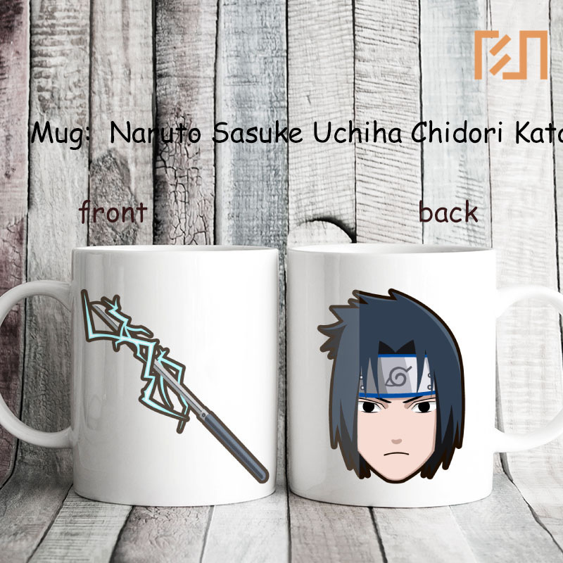 Mug Naruto Sasuke Uchiha Chidori Katana Icon