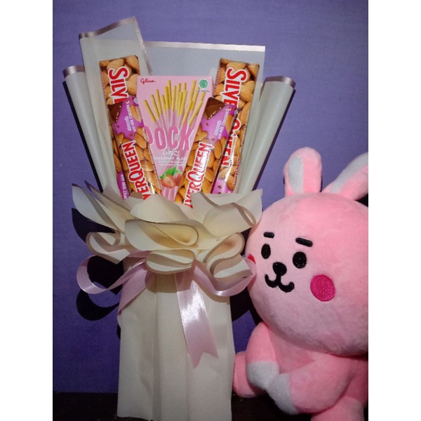 

buket snack, buket coklat