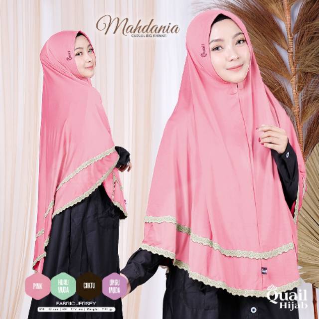 MAHDANIA QUAIL HIJAB BERGO SYARI BERGO JUMBO
