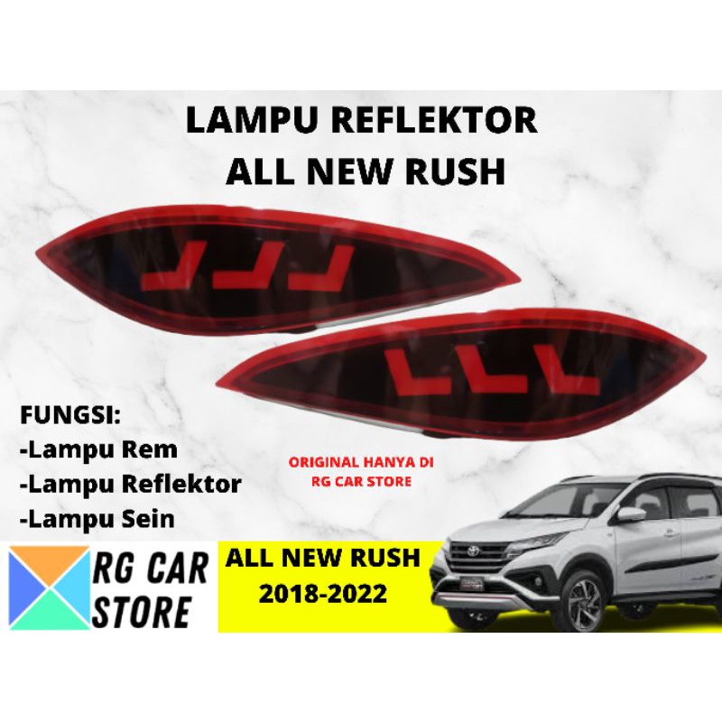 LAMPU REFLEKTOR ALL NEW RUSH DIJAMIN PNP BERKUALITAS