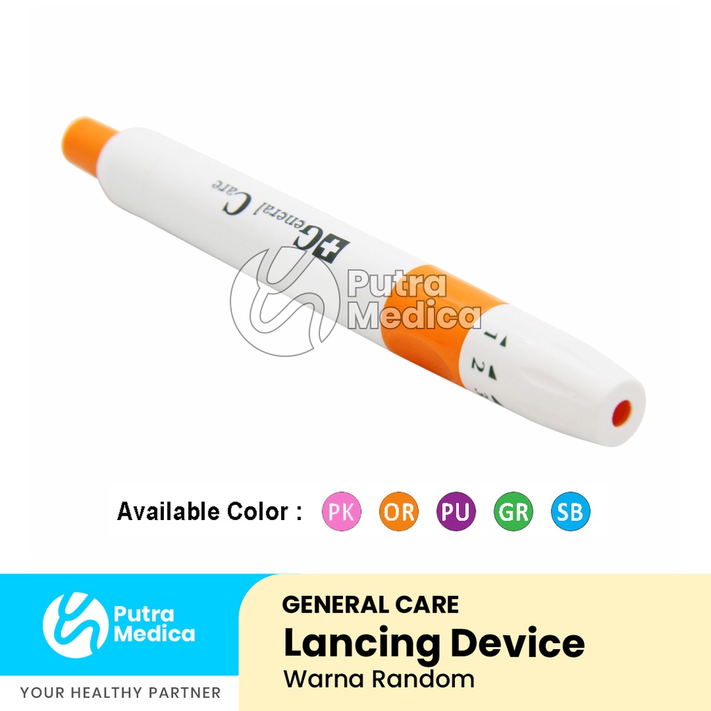 General Care Lancing Device [Warna Random] / Pen Bekam / Pena Blood Lancet / Alat Pengambil Sample Darah