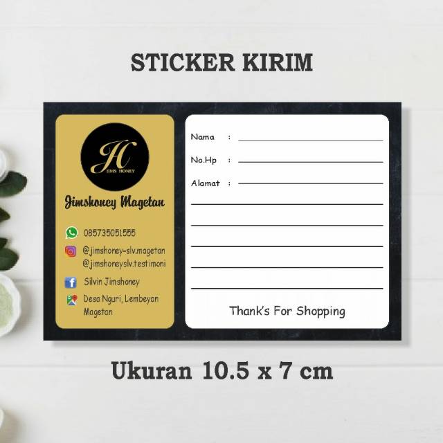 

STICKER KIRIM OLSHOP MURAH / STIKER