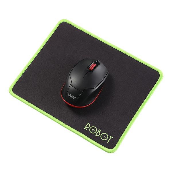 Robot Mousepad RP05-S RP05-M Black Gaming Mouse Pad Polos Rubber Hitam Lembut Anti Slip