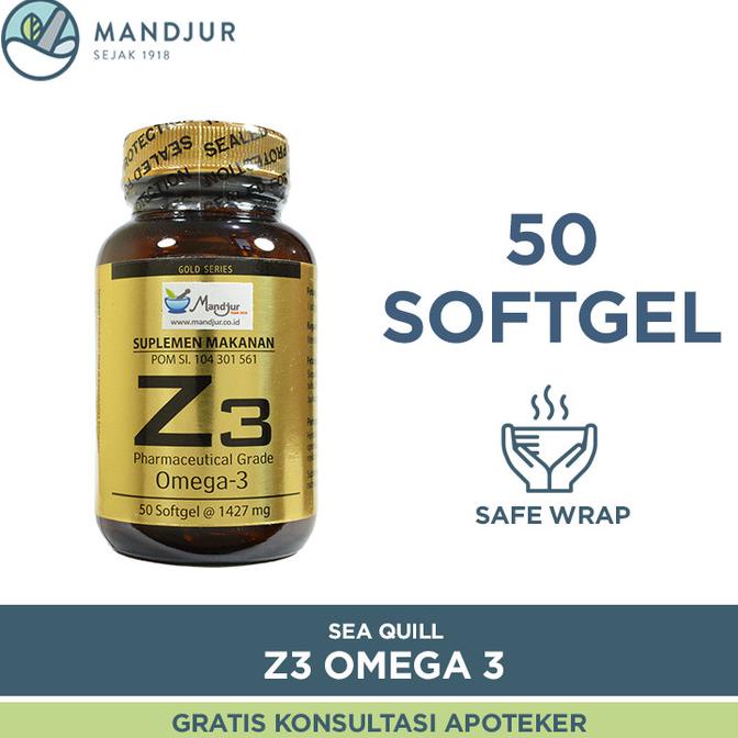 Sea Quill Z3 Pharmaceutical Grade Omega 3 - Suplemen Kesehatan Jantung Lc
