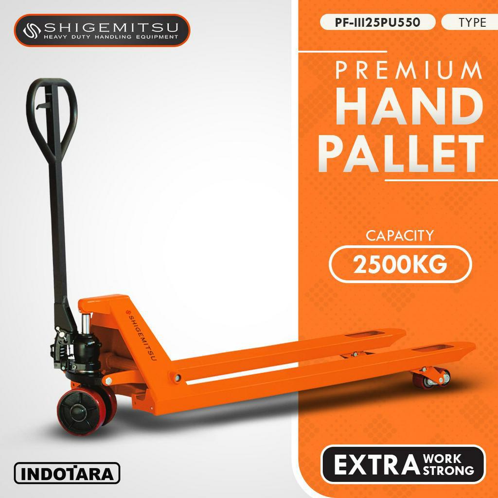 Premium Hand Pallet 2.5 Ton Shigemitsu PF-III25PU550