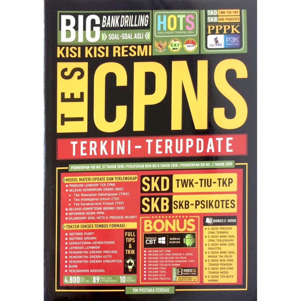 Buku Cpns 2021 Kisi Kisi Resmi Umum Terkini Terupdate Shopee Indonesia