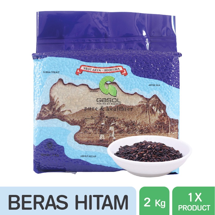 

gr20111r Gasol Organik Beras Hitam 2Kg / 2 Kg / Makanan Bayi Sv012Ss