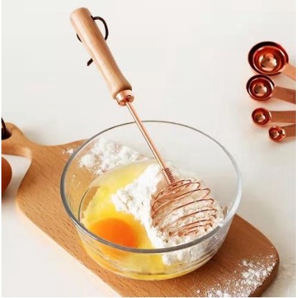 Hand Mixer Pengaduk Pengocok Kocokan Beater Adonan Telur Lisse Warna Rose Gold