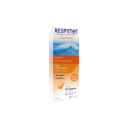 Respimer Hypertonic Decongestant Cold Allergy Relief 135ml Anak Dewasa