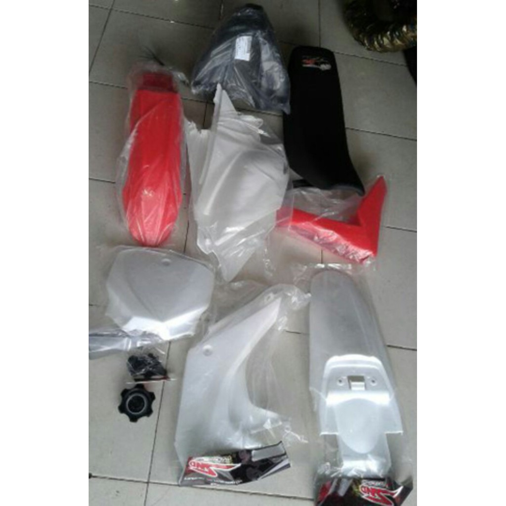 body trail crf230 snd plastik plus tangki jok plastik