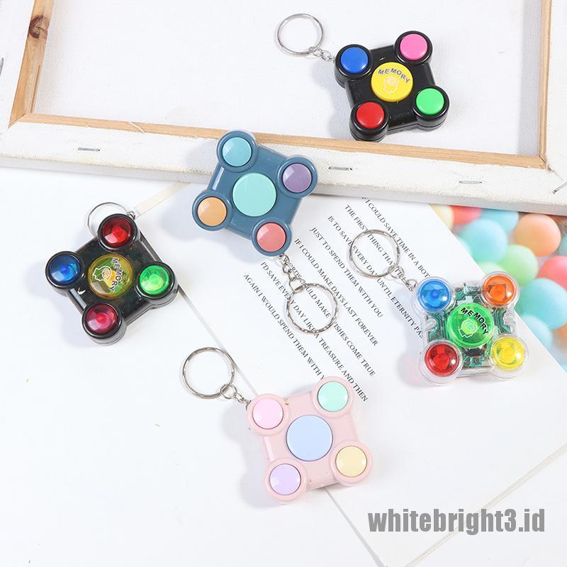 (white3) Mainan Kubus Labirin Portable Bentuk Gamepad Untuk Penghilang Stress