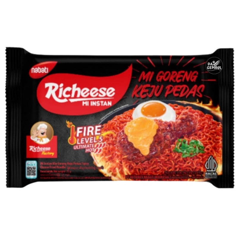 

Mie Richeese Keju PEDAS BANGET Level 5 Viral