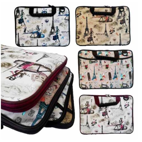 Trend-Creative Tas Notebook Tas Laptop Motif Paris 14inch