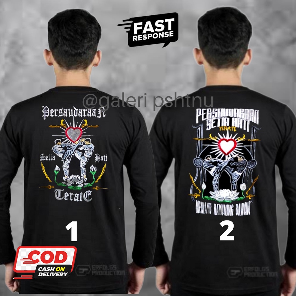 kaos psht lengan panjang - kaos psht lengan panjang bordir - kaos psht lengan panjang distro - kaos 