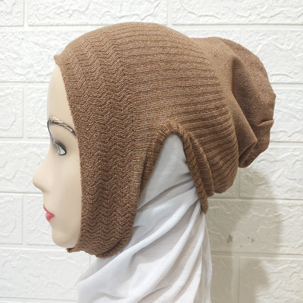 Ciput Dagu Hana Rajut Premium Anti Budeg Ciput Dagu Rajut Premium Inner Hijab Anti Pusing Nayla Hija'b