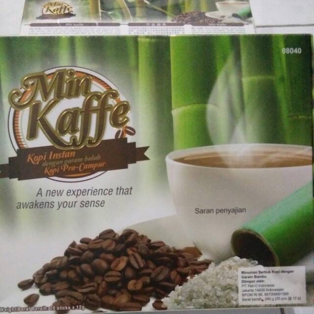 

Min Kaffe Kopi Kesehatan dengan Garam Buluh Korea
