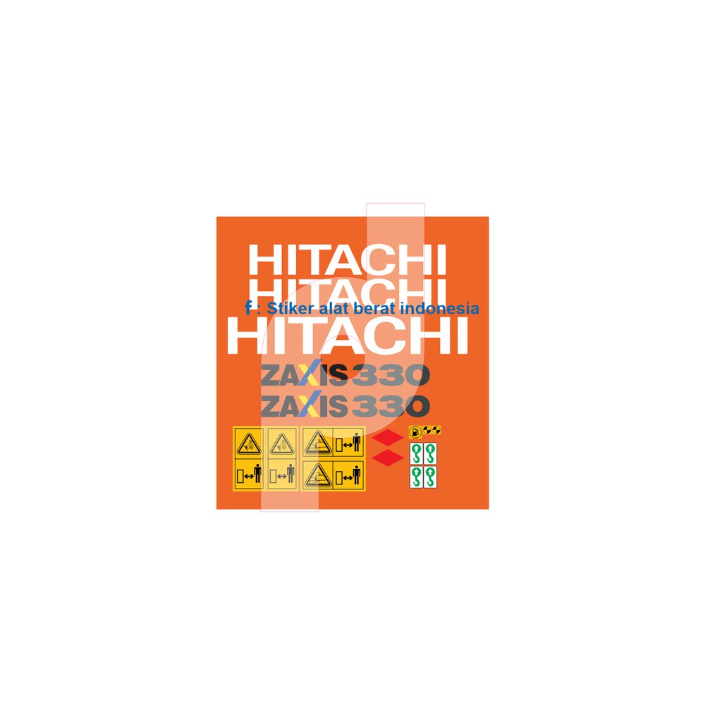 

STIKER HITACHI ZAXIS 330-5G