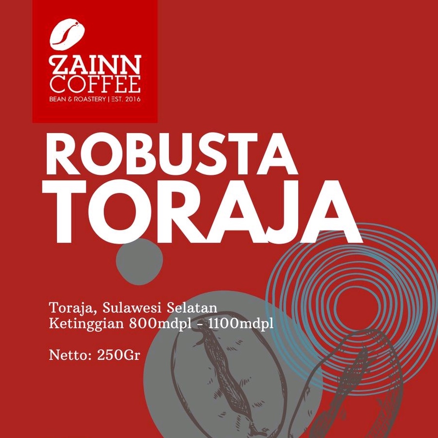 

Robusta Toraja 200 gr roast by Zainn Coffee