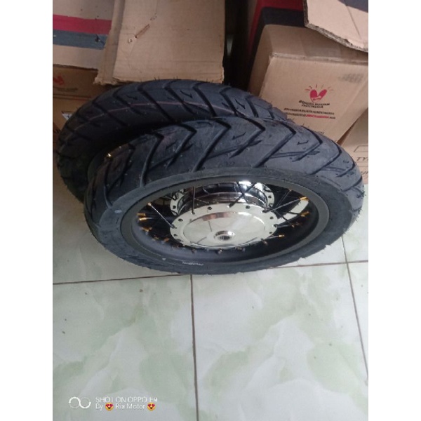 velg paketan Yamaha x ride 115/125 ring 14 x160/140 plus ban