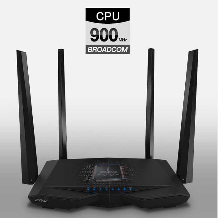 Tenda AC6 HIGH SPEED REPEATER WIFI AC1200 MU-MIMO SMART DUAL-BAND ROUTER