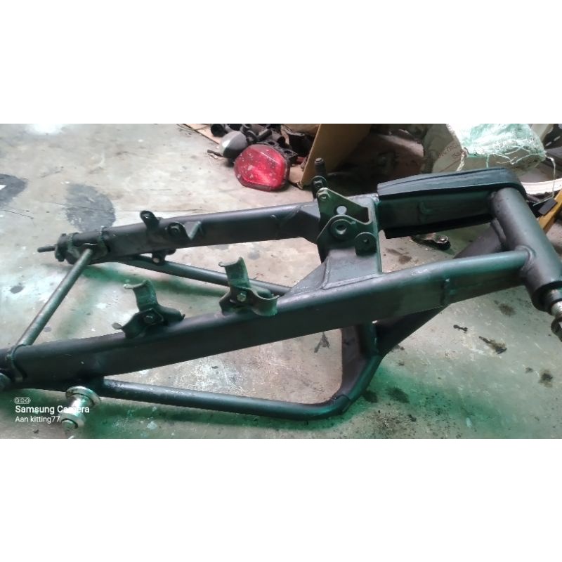 Swing arm arem lengan ayun ninja RR old new Se zx 150 ori original copotan aplikasi tiger