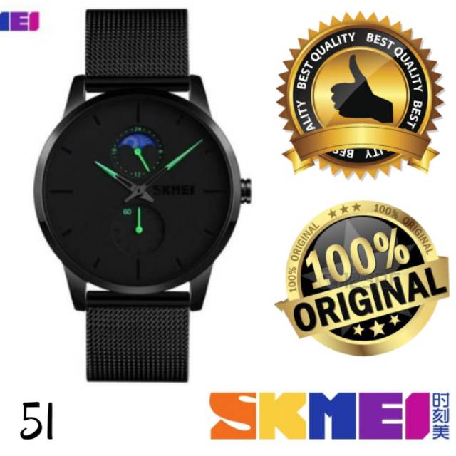 Jam Tangan Skmei Original Skmei Analog Rantai Pasir Premium Chronometer Skmei 9208