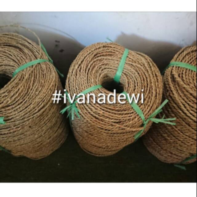 

(5mm)Tali mendong,tali rustic,tali purun,tali serat alam