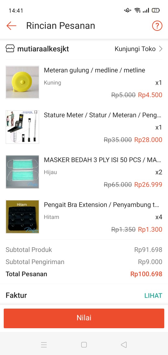 Meteran Gulung / Medline / Metline Onemed