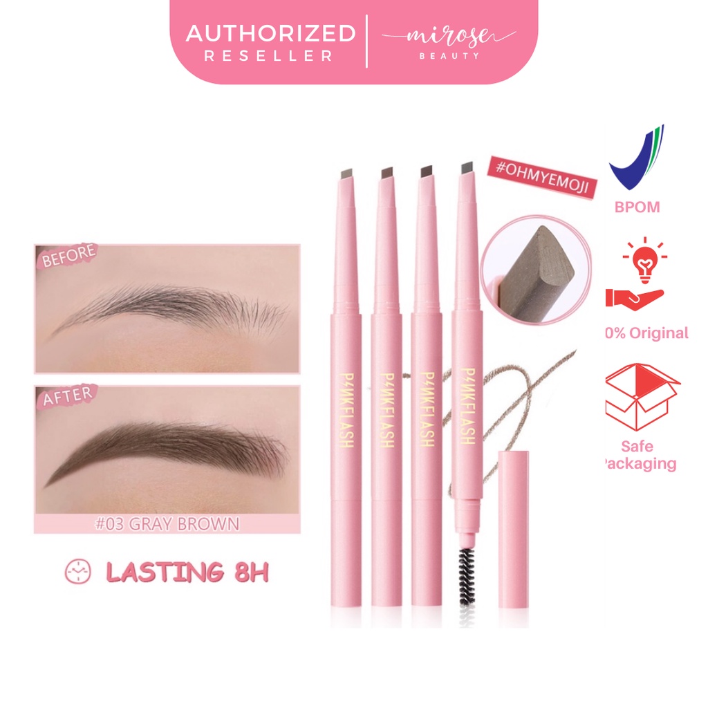 [BPOM] PINKFLASH Automatic Eyebrow Waterproof #OhMyEmoji